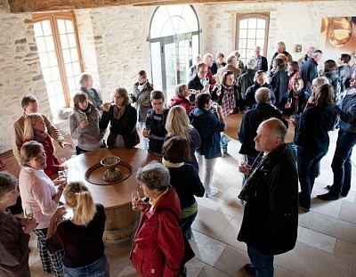 La grande salle de réception du Domaine de Cabarrouy